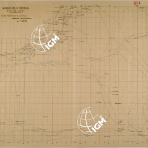 SCHIZZO DIMOSTRATIVO DEL TERRITORIO DESERTICO A SUD DI AGEDABIA.