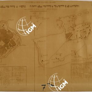 PIANTA DELL'ABITATO DI MERG - PIANTA DELL'ABITATO DI TOLMETTA E DINTORNI.