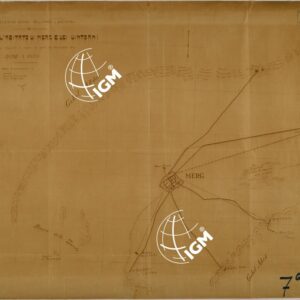 PIANTA DELL'ABITATO DI MERG E DINTORNI.