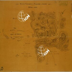 RILIEVO TOPOGRAFICO DI SCELEIDIMA E DINTORNI.
