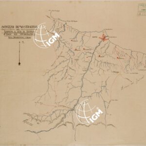 SCHIZZO DIMOSTRATIVO DEL TERRENO A SUD DI DERNA.