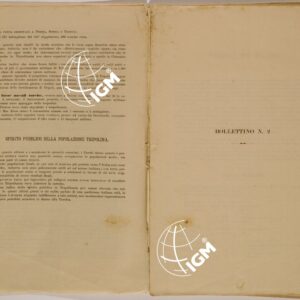 SPEDIZIONE IN TRIPOLITANIA ED IN CERENAICA - BOLLETTINO N. 1 P. 8-2.