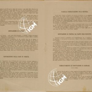 SPEDIZIONE IN TRIPOLITANIA ED IN CERENAICA - BOLLETTINO N. 3 P. 4-5.