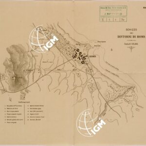 SPEDIZIONE IN TRIPOLITANIA ED IN CIRENAICA - BOLLETTINO N. 6 SCHIZZO 6.
