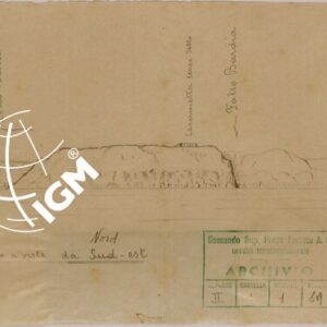 SCHIZZO PROSPETTICO DELLA COSTA DI PORTO BARDIA - FOGLIO 1.