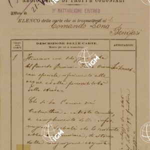 ITINERARIO BERGA - BENINA AMM SCIKANAB - FOGLIO 1