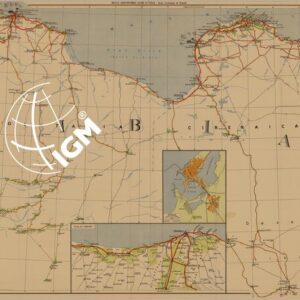 CARTA AUTOMOBILISTICA DELLA LIBIA.