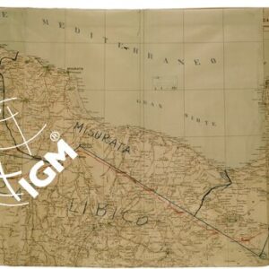CARTA GENERALE DIMOSTRATIVA DELLA CIRENAICA LIMITE DEL DESERTO LIBICO