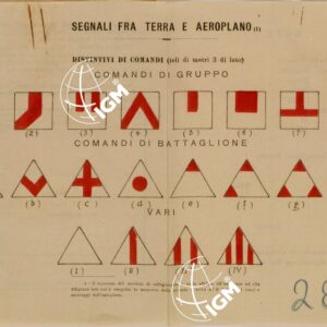 SEGNALI  FRA TERRA E AEROPLANO PAGINA 1 LATO 1