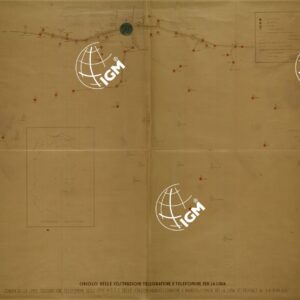 SCHEMA DELLE LINEE TELEGRAFICHE TELEFONICHE DELLA LIBIA OCCIDENTALE