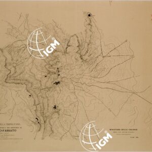 SCHIZZO ALTIMETRICO DEI DINTORNI DI GIADO FASSATO
