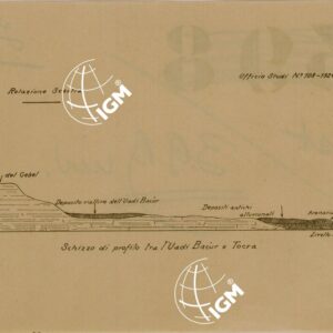 SCHIZZO DI PROFILO TRA L'UADI BACUR E TOCRA