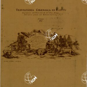 TRIPOLITANIA CIRENAICA ED EGITTO TAV I TITOLO