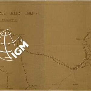 RETE STRADALE DELLA LIBIA - TAVOLA NORD.