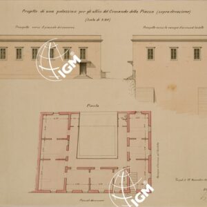 PROGETTO DI UNA PALAZZINA PER GLI UFFICI DEL COMANDO DELLA PIAZZA