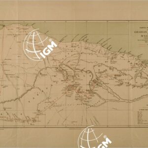 CARTA PARZIALE DEL GHARIAN TARHUNA E M'SALATA TRIPOLI