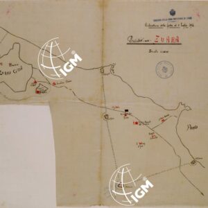 PRESIDIO DI ZUARA DISLOCAZIONE DELLA FORZA AL I LUGLIO 1914