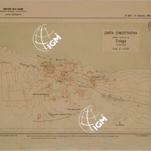 CARTA DIMOSTRATIVA DELLE ROVINE DI ZUAGA SABRATHA