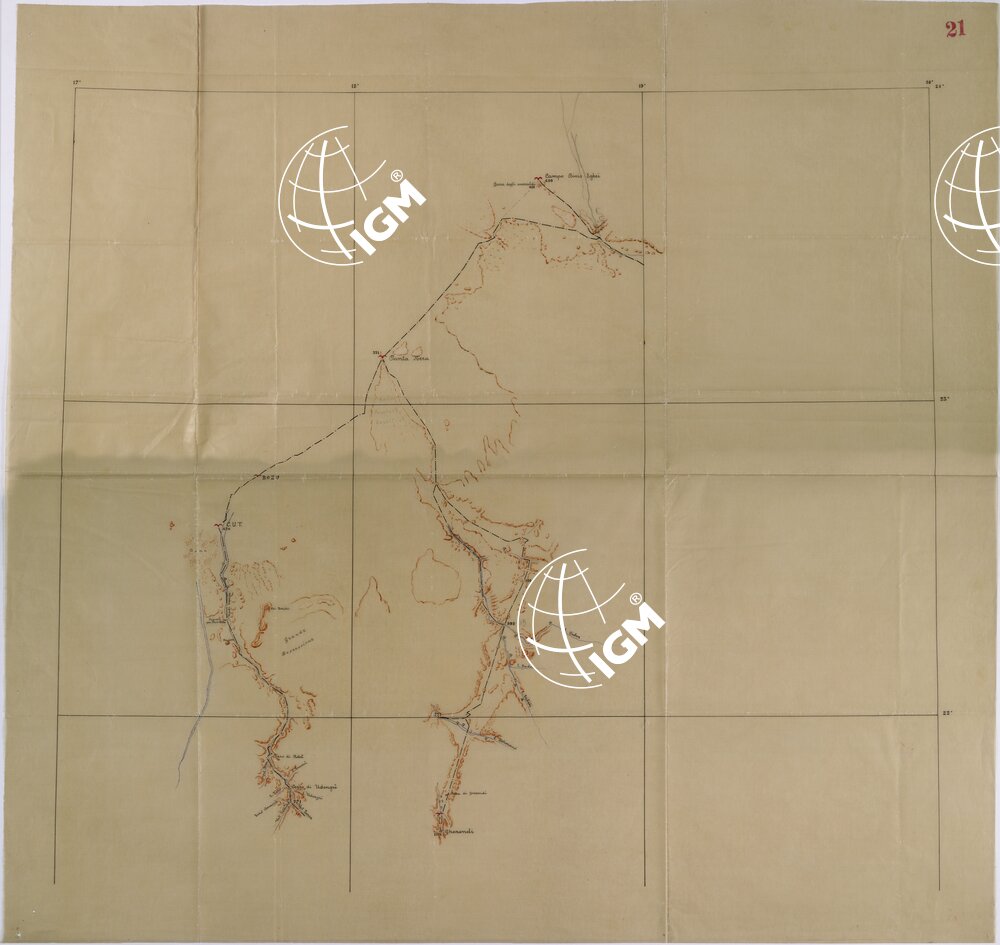 ITINERARI NEL TIBESTI - FOGLIO 2.