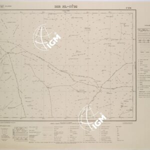 TRIANGOLI DELLA RETE GEODETICA SU FOGLI - FOGLIO 1796 - BIR EL GUBI.