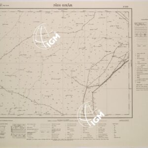 TRIANGOLI DELLA RETE GEODETICA SU FOGLI - SIDI OMAR.