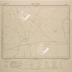 TRIANGOLI DELLA RETE GEODETICA SU FOGLI - FOGLIO 1896 - EL CUASC.