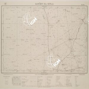 TRIANGOLI DELLA RETE GEODETICA SU FOGLI - 1995 - HATIET EL ETLA.