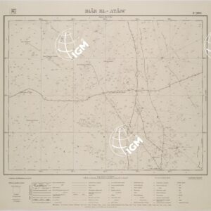 TRIANGOLI DELLA RETE GEODETICA SU FOGLI - FOGLIO 2095 - BIAR EL ATASC.