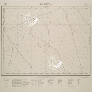 TRIANGOLI DELLA RETE GEODETICA SU FOGLI - FOGLIO 2096 - ED DEFFA.
