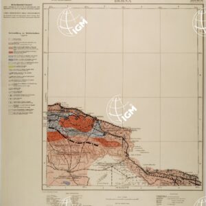 CARTA DIMOSTRATIVA DELLA TRANSIBILITA' DELLA CIRENAICA - DERNA.