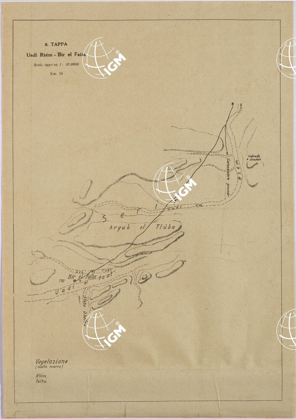 ITINERARIO ESC SCIUEREF-BRAK - 8 TAPPA UADI RTEM - BIR EL FATIA
