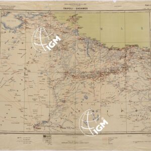 CARTA DIMOSTRATIVA DELLA LIBIA - FOGLIO 1 - TRIPOLI.