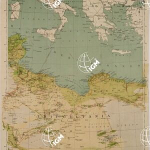 CARTA DELLA TRIPOLITANIA DEL TOURING CLUB.