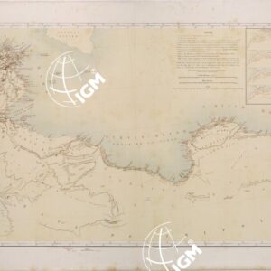 CARTA DE L'AFRICA SOUS LA DOMINATION DES ROMAINS - TAVOLA EST.