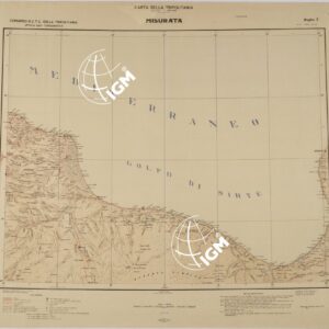 CARTA DELLA TRIPOLITANIA - FOGLIO 2 - MISURATA.