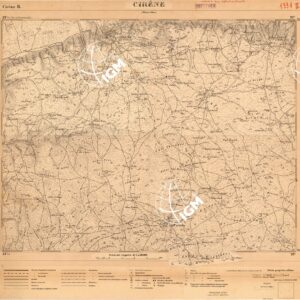 CARTA DELLA LIBIA - FOGLIO 1391 II - CIRENE - ORIGINALI ALLA SCALA DI 1:25.000
