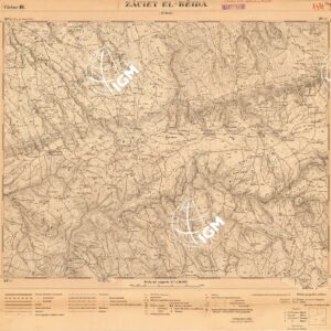 CARTA DELLA LIBIA - FOGLIO 1391 III - ZAUIET EL BEIDA - ORIGINALI ALLA SCALA DI 1:25.000