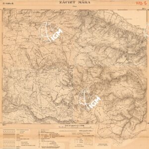 CARTA DELLA LIBIA - FOGLIO 1392 II - ZAUIET MARA - ORIGINALI ALLA SCALA DI 1:25.000