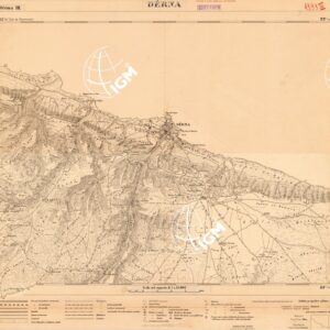 CARTA DELLA LIBIA - FOGLIO 1393 III - DERNA - ORIGINALI ALLA SCALA DI 1:25.000