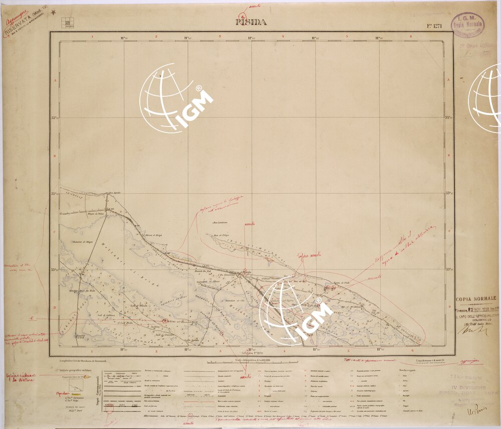 LIBIA - FOGLIO 1271 - PISIDA.