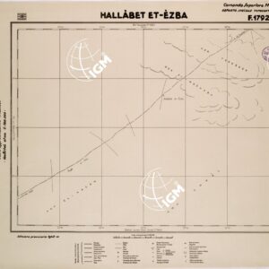 LIBIA - FOGLIO 1792 - HALLABET ET-EZBA.