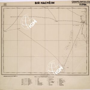 LIBIA - FOGLIO 1794 - BIR HACHEIM.