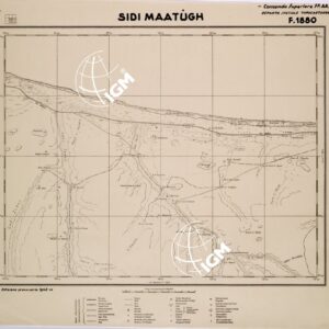 LIBIA - FOGLIO 1880 - SIDI MAATUGH.