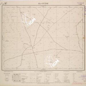 LIBIA - FOGLIO 1896 - EL-CUASC.