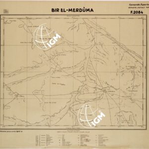 LIBIA - FOGLIO 2084 - BIR EL-MERDUMA.