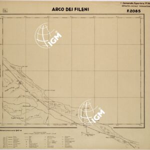LIBIA - FOGLIO 2085 - ARCO DEI FELINI.