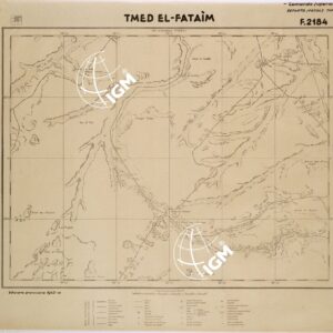 LIBIA - FOGLIO 2184 - TMED EL-FATAIM.