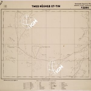 LIBIA - FOGLIO 2284 - TMED NEGHEB ET TIN.