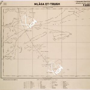 LIBIA - FOGLIO 2285 - MLAGA ET TRUGH.