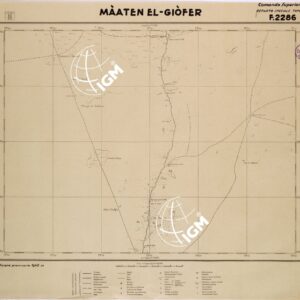 LIBIA - FOGLIO 2286 - MAATEN EL GIOFER.